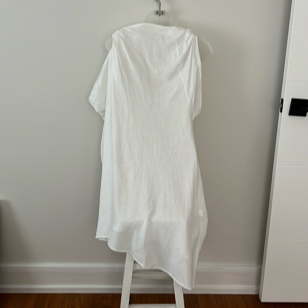 Zara linen blend asymmetrical dress - Picture 6 of 7